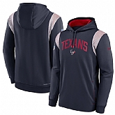 Men's Houston Texans Navy Sideline Stack Performance Pullover Hoodie,baseball caps,new era cap wholesale,wholesale hats
